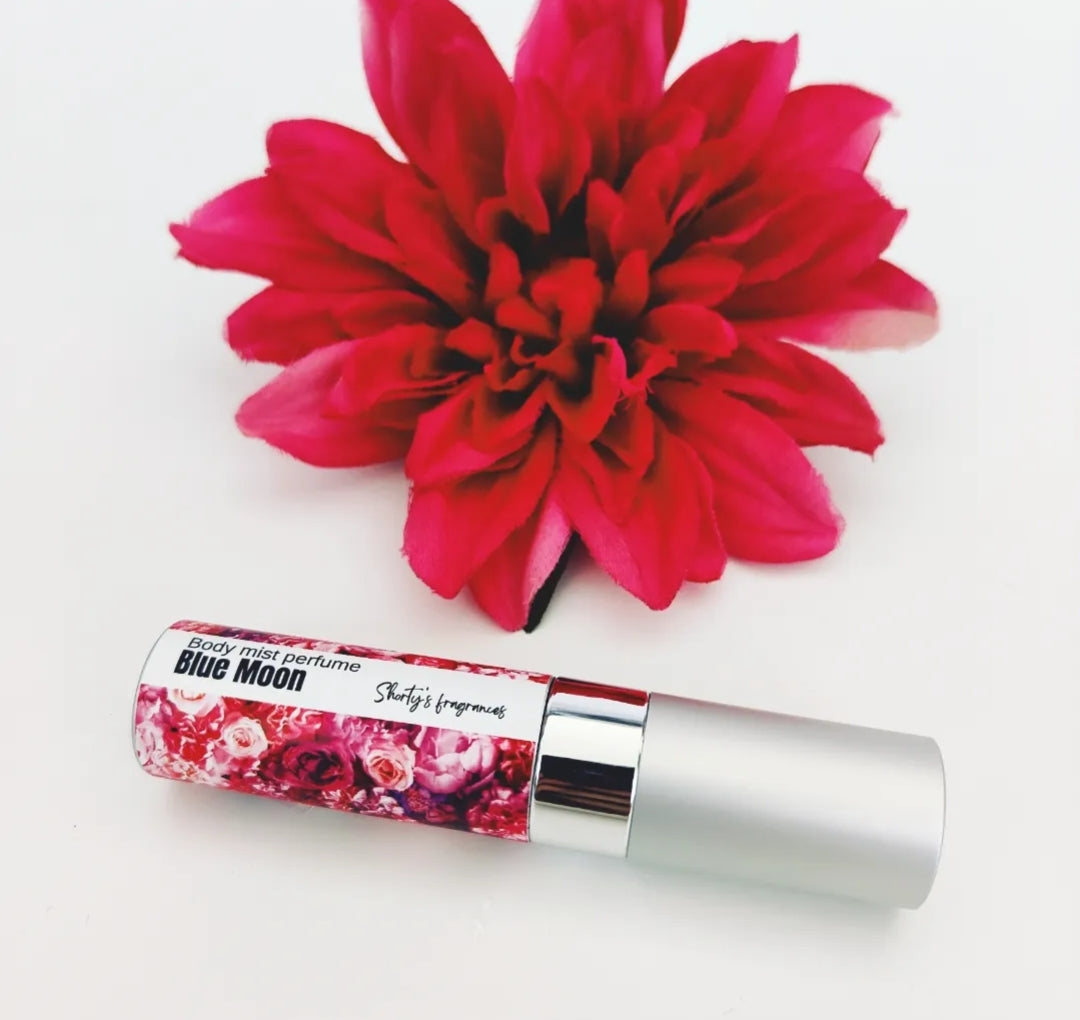 Blue moon body mist perfume